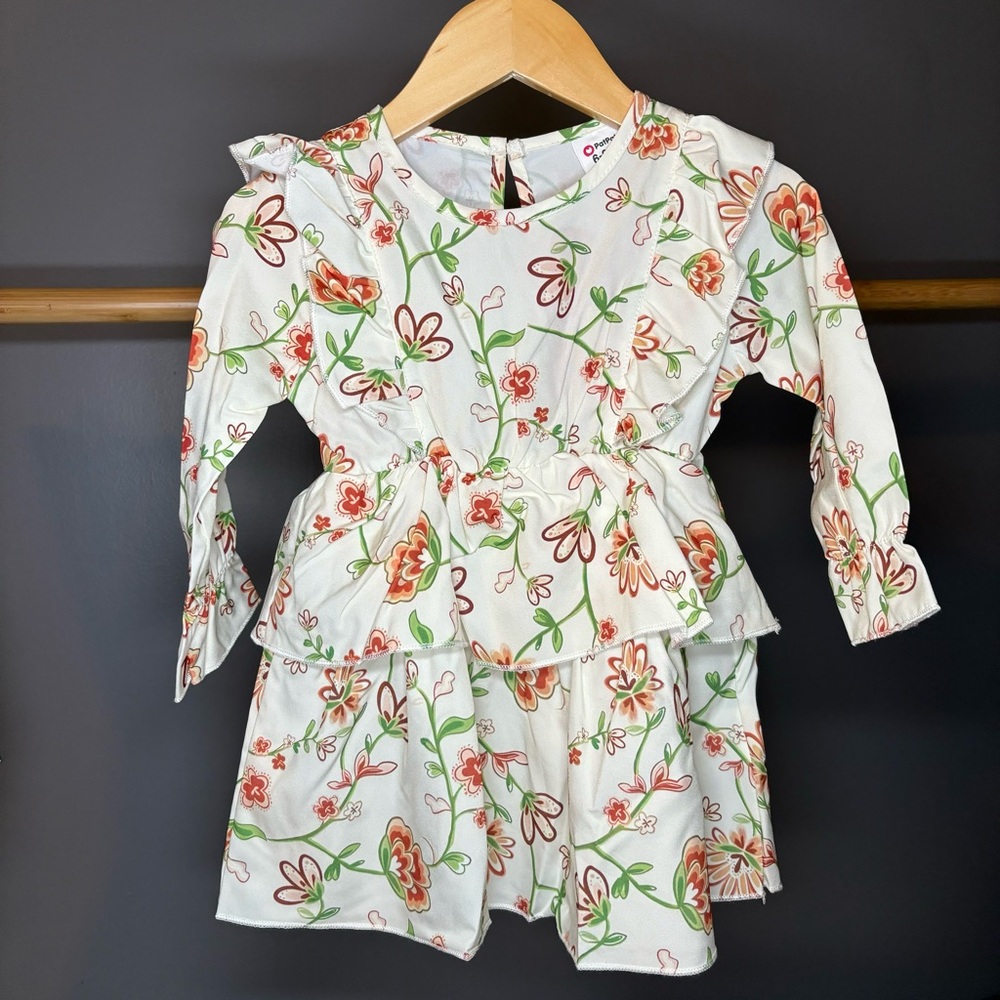 Floral Long Sleeve Dress